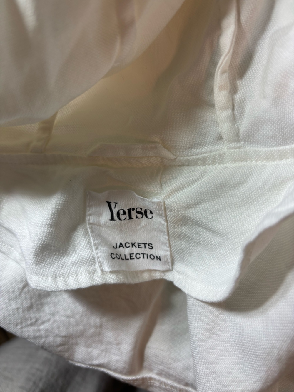 Yerse Anthropologie White Hooded Utility Lightweight Drawstring Jacket Small S - Picture 11 of 13